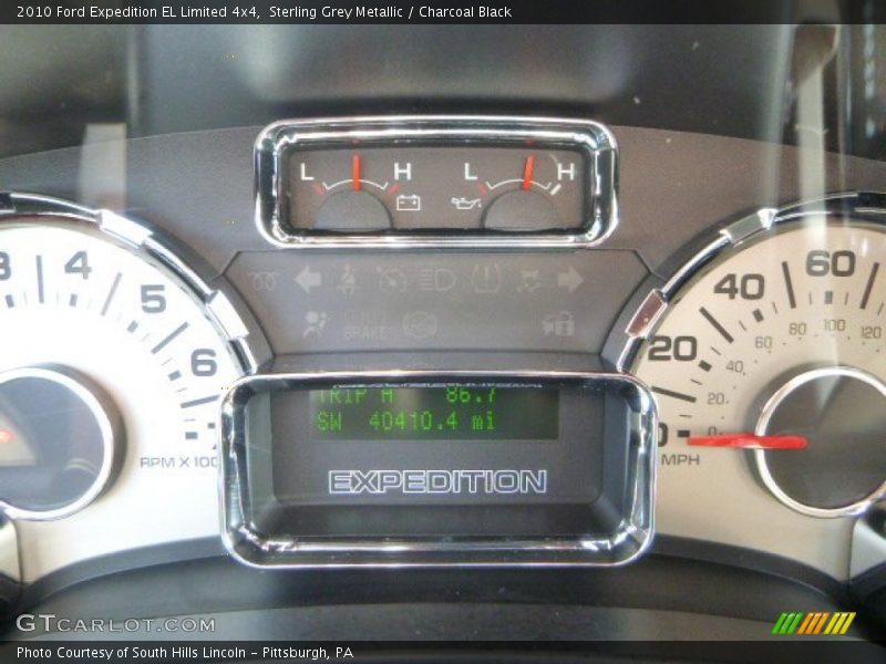 Sterling Grey Metallic / Charcoal Black 2010 Ford Expedition EL Limited 4x4