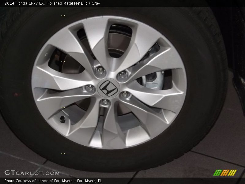 Polished Metal Metallic / Gray 2014 Honda CR-V EX