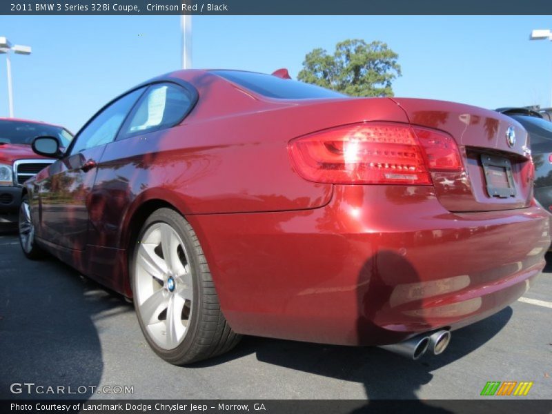 Crimson Red / Black 2011 BMW 3 Series 328i Coupe