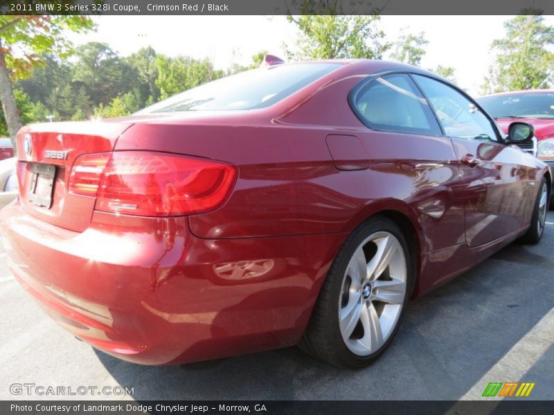 Crimson Red / Black 2011 BMW 3 Series 328i Coupe