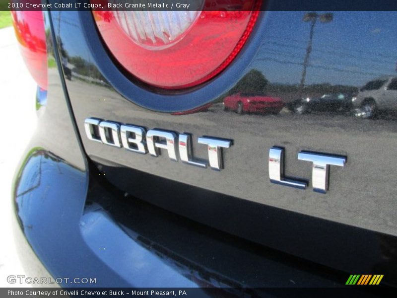 Black Granite Metallic / Gray 2010 Chevrolet Cobalt LT Coupe