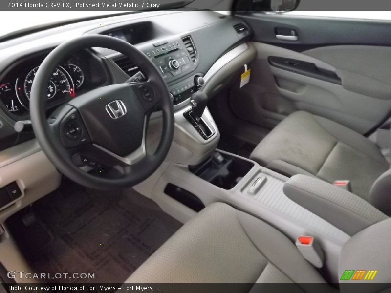 Polished Metal Metallic / Gray 2014 Honda CR-V EX