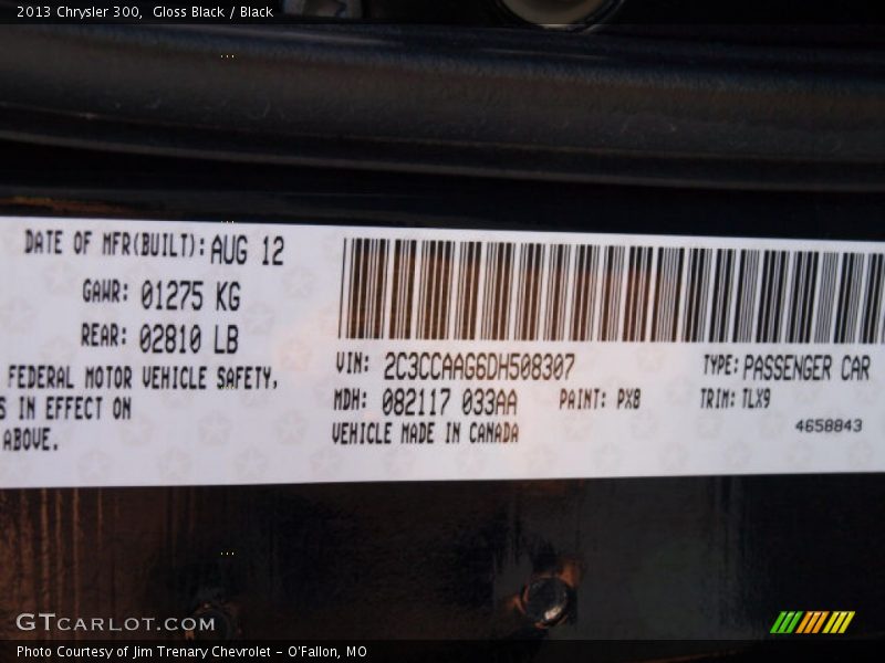 Gloss Black / Black 2013 Chrysler 300
