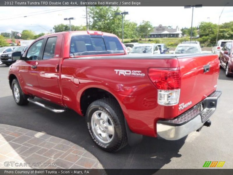 Barcelona Red Metallic / Sand Beige 2012 Toyota Tundra TRD Double Cab 4x4