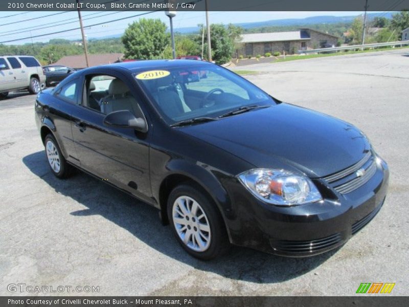 Black Granite Metallic / Gray 2010 Chevrolet Cobalt LT Coupe