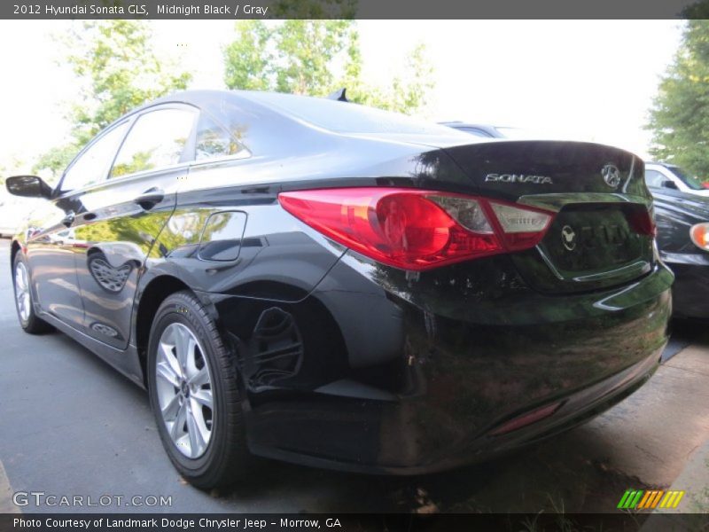 Midnight Black / Gray 2012 Hyundai Sonata GLS
