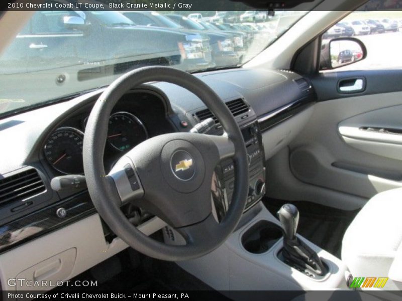 Black Granite Metallic / Gray 2010 Chevrolet Cobalt LT Coupe