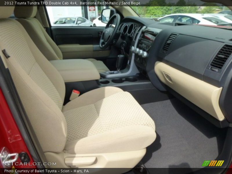Barcelona Red Metallic / Sand Beige 2012 Toyota Tundra TRD Double Cab 4x4