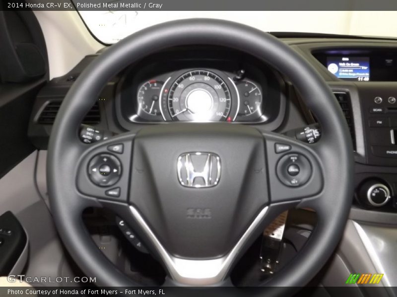 Polished Metal Metallic / Gray 2014 Honda CR-V EX