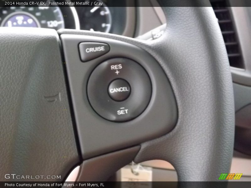 Polished Metal Metallic / Gray 2014 Honda CR-V EX