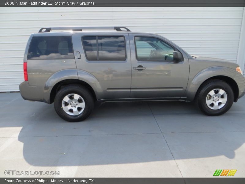 Storm Gray / Graphite 2008 Nissan Pathfinder LE