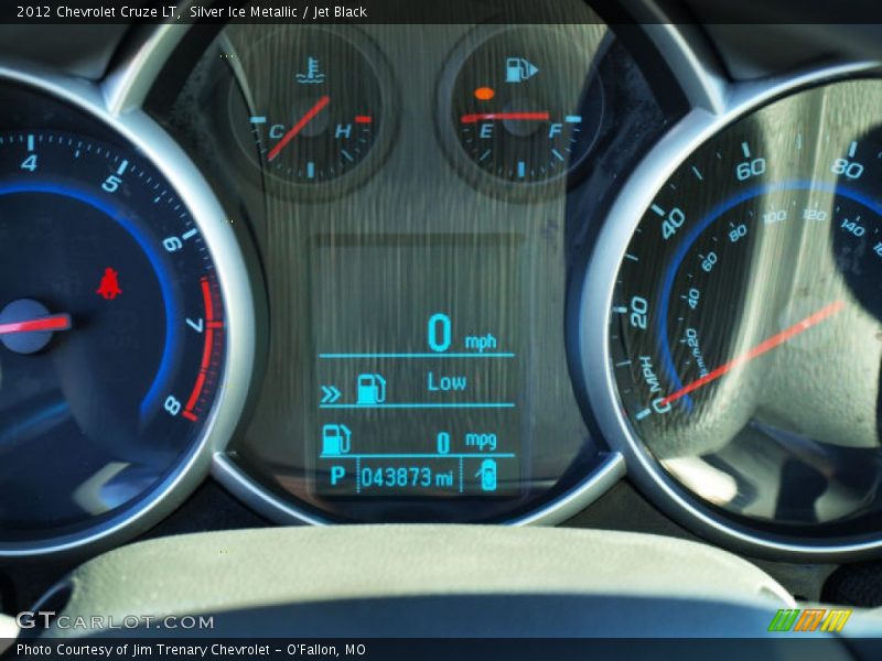 Silver Ice Metallic / Jet Black 2012 Chevrolet Cruze LT