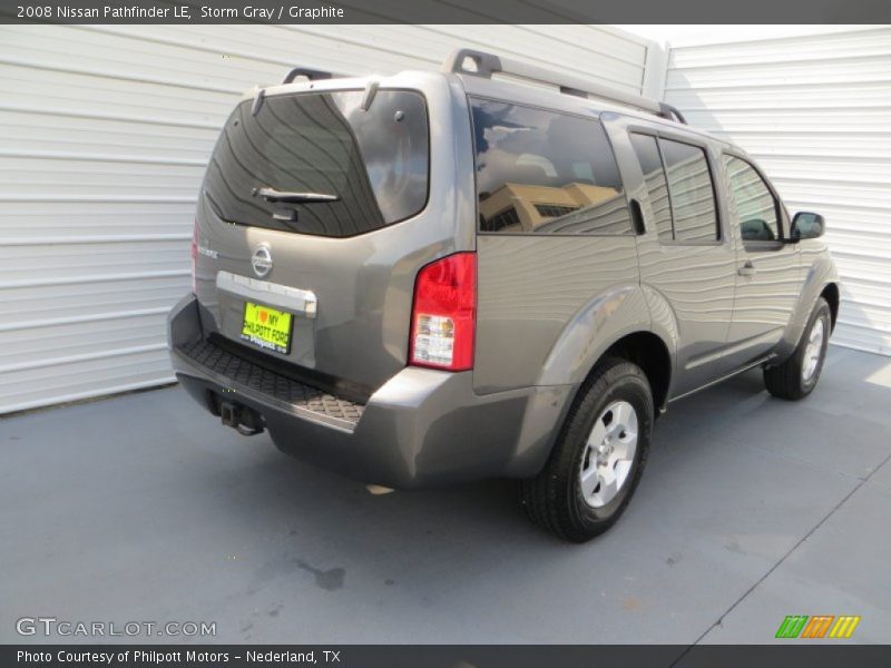 Storm Gray / Graphite 2008 Nissan Pathfinder LE