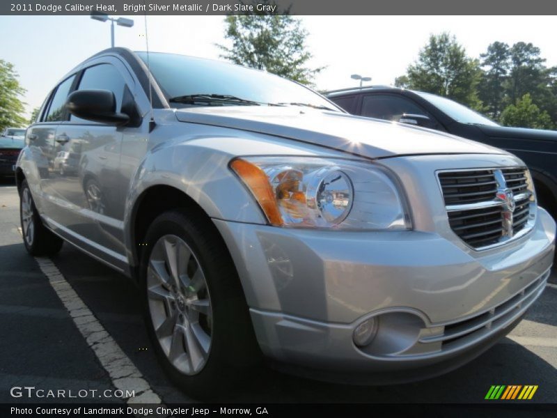 Bright Silver Metallic / Dark Slate Gray 2011 Dodge Caliber Heat
