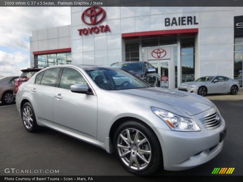 Platinum Graphite / Stone 2009 Infiniti G 37 x S Sedan