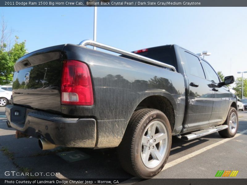 Brilliant Black Crystal Pearl / Dark Slate Gray/Medium Graystone 2011 Dodge Ram 1500 Big Horn Crew Cab