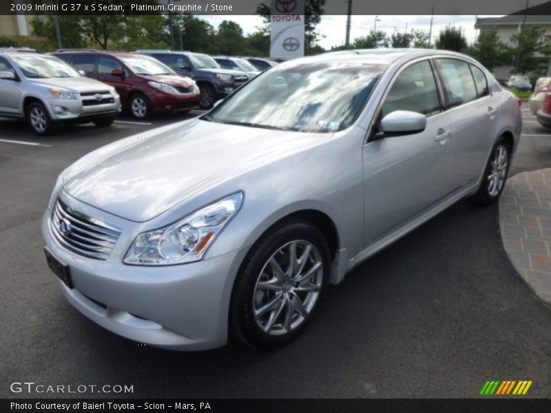Platinum Graphite / Stone 2009 Infiniti G 37 x S Sedan