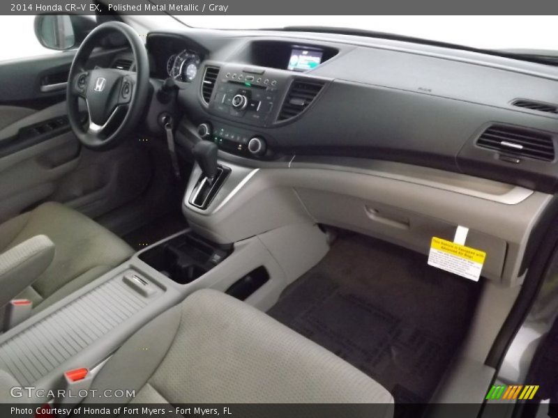 Polished Metal Metallic / Gray 2014 Honda CR-V EX