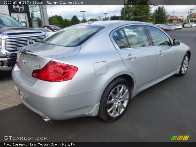 Platinum Graphite / Stone 2009 Infiniti G 37 x S Sedan