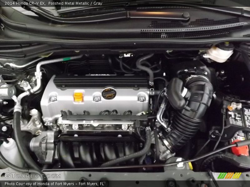 Polished Metal Metallic / Gray 2014 Honda CR-V EX
