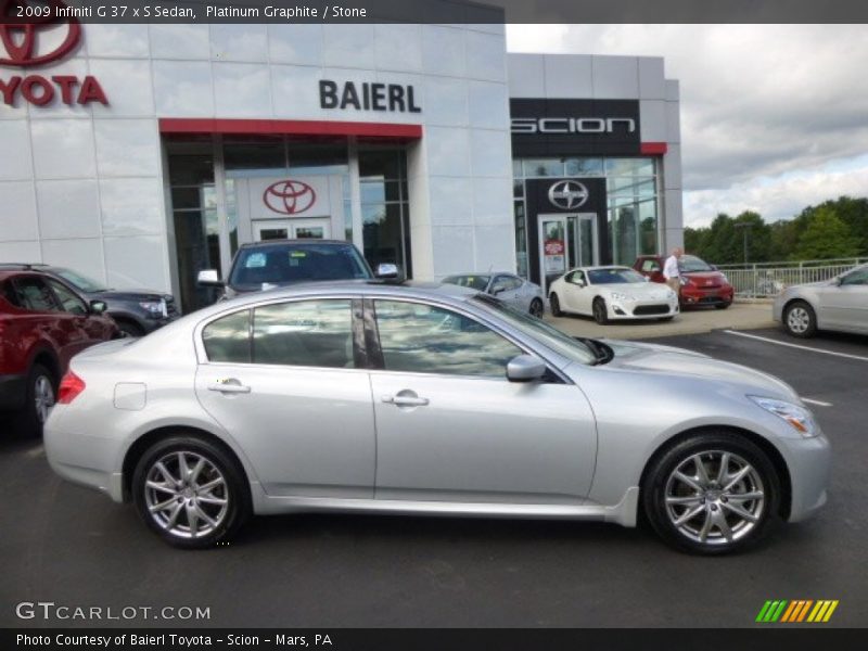 Platinum Graphite / Stone 2009 Infiniti G 37 x S Sedan