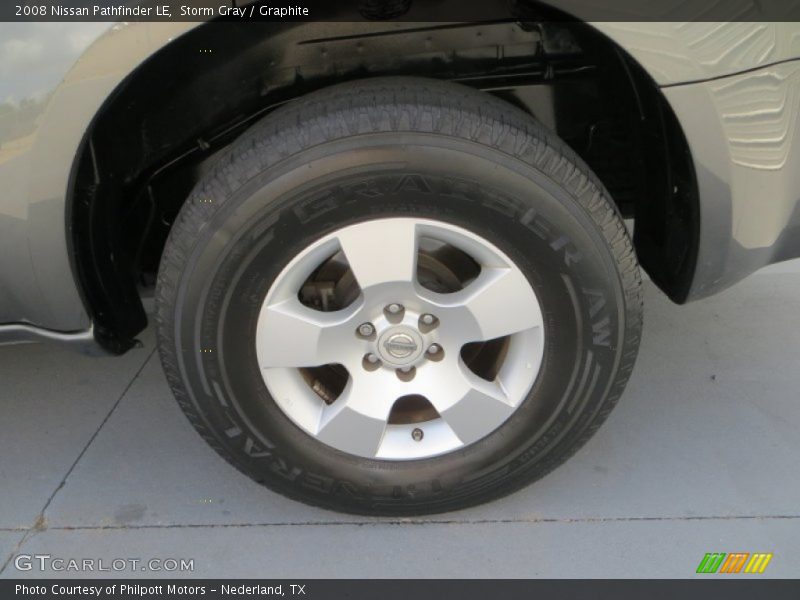 Storm Gray / Graphite 2008 Nissan Pathfinder LE