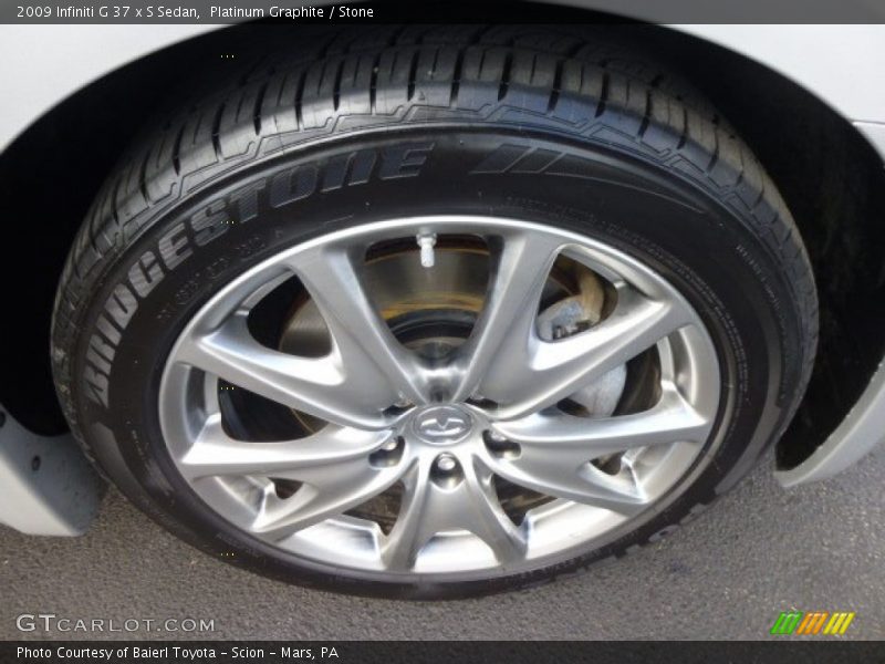 Platinum Graphite / Stone 2009 Infiniti G 37 x S Sedan