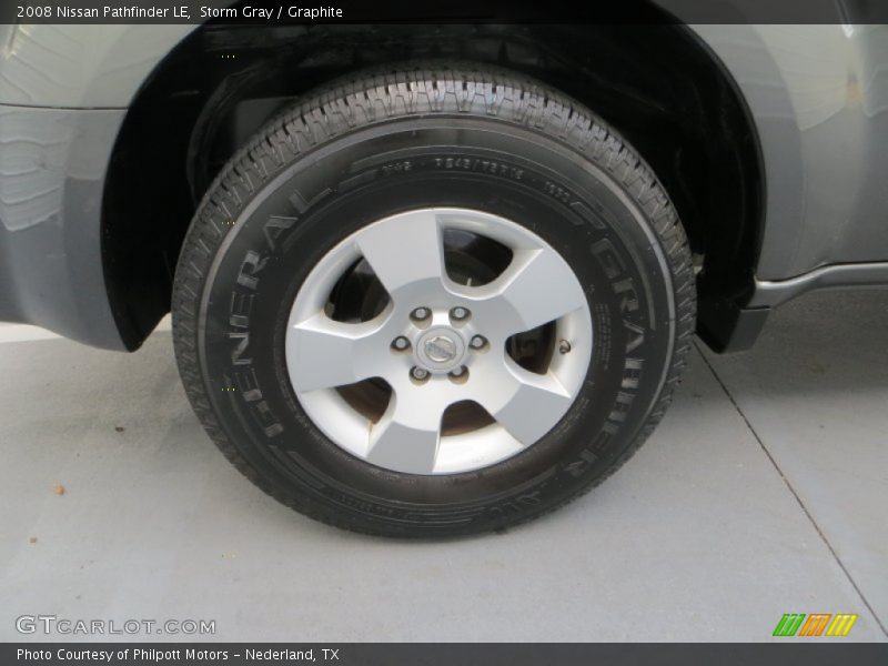 Storm Gray / Graphite 2008 Nissan Pathfinder LE