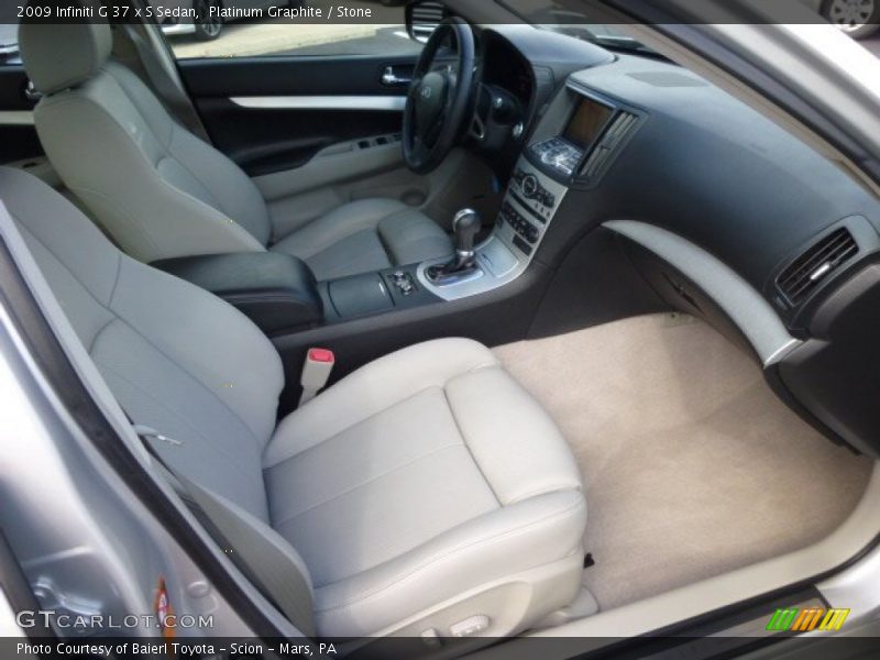 Platinum Graphite / Stone 2009 Infiniti G 37 x S Sedan