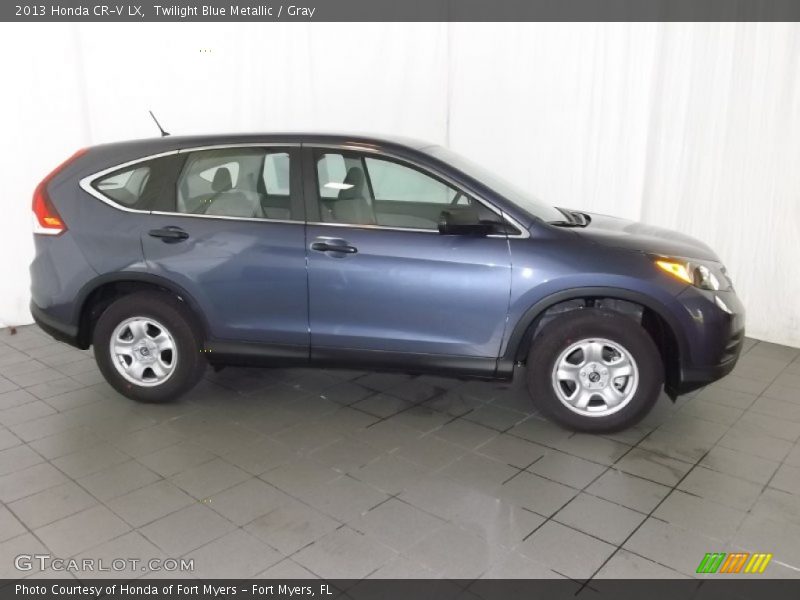 Twilight Blue Metallic / Gray 2013 Honda CR-V LX