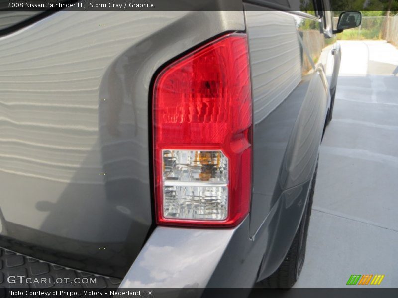 Storm Gray / Graphite 2008 Nissan Pathfinder LE