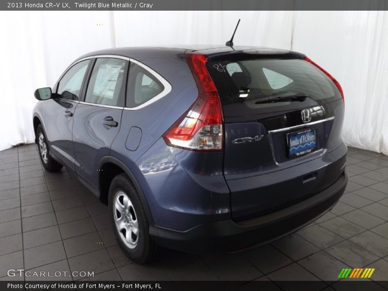 Twilight Blue Metallic / Gray 2013 Honda CR-V LX