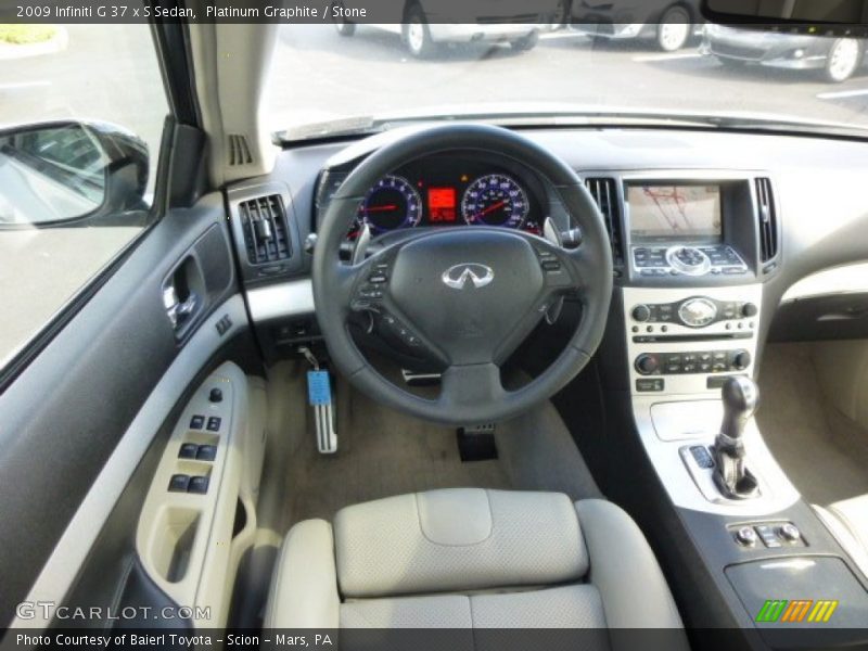 Platinum Graphite / Stone 2009 Infiniti G 37 x S Sedan