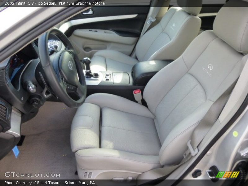 Platinum Graphite / Stone 2009 Infiniti G 37 x S Sedan