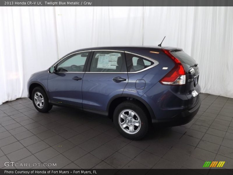Twilight Blue Metallic / Gray 2013 Honda CR-V LX