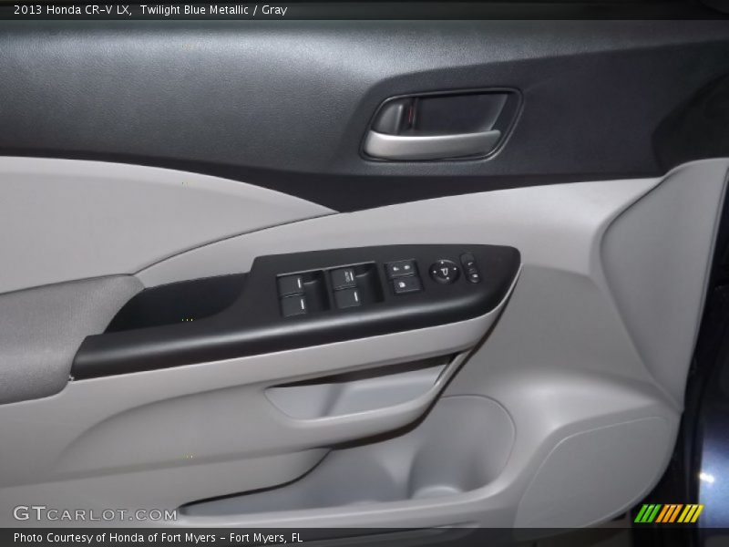 Twilight Blue Metallic / Gray 2013 Honda CR-V LX