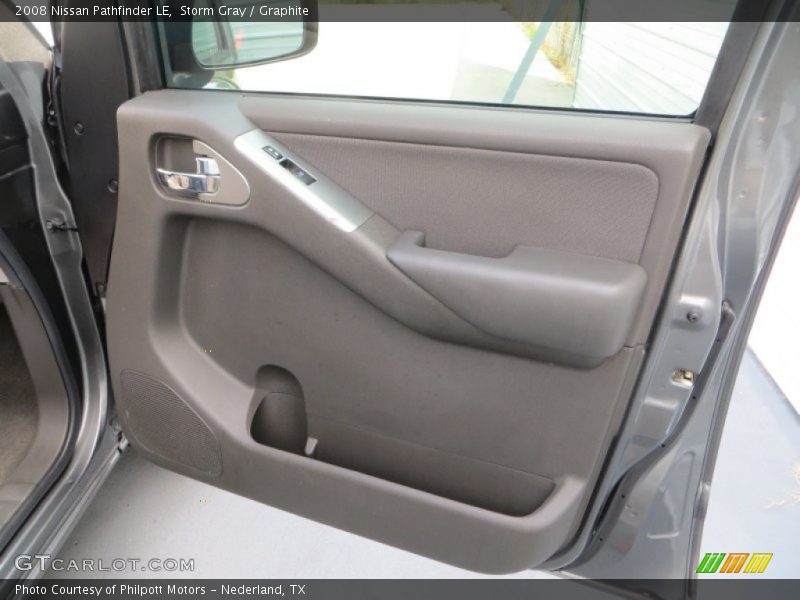 Storm Gray / Graphite 2008 Nissan Pathfinder LE