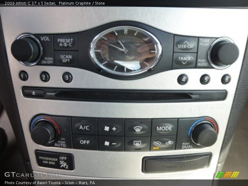Platinum Graphite / Stone 2009 Infiniti G 37 x S Sedan