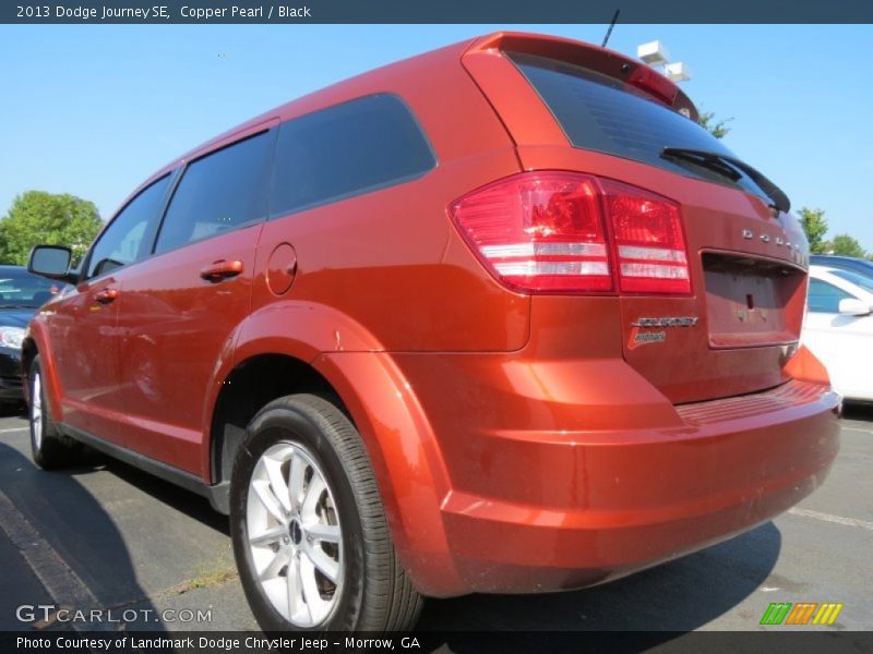 Copper Pearl / Black 2013 Dodge Journey SE