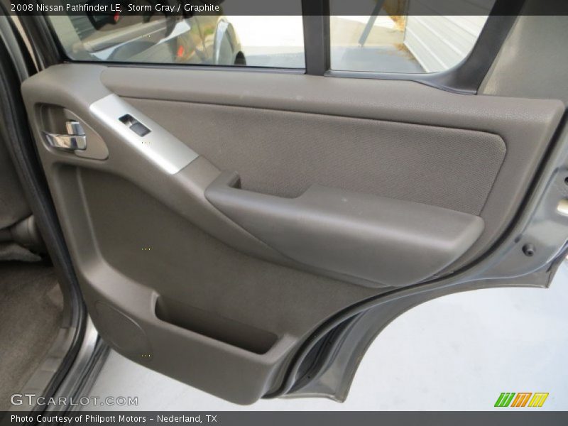 Storm Gray / Graphite 2008 Nissan Pathfinder LE