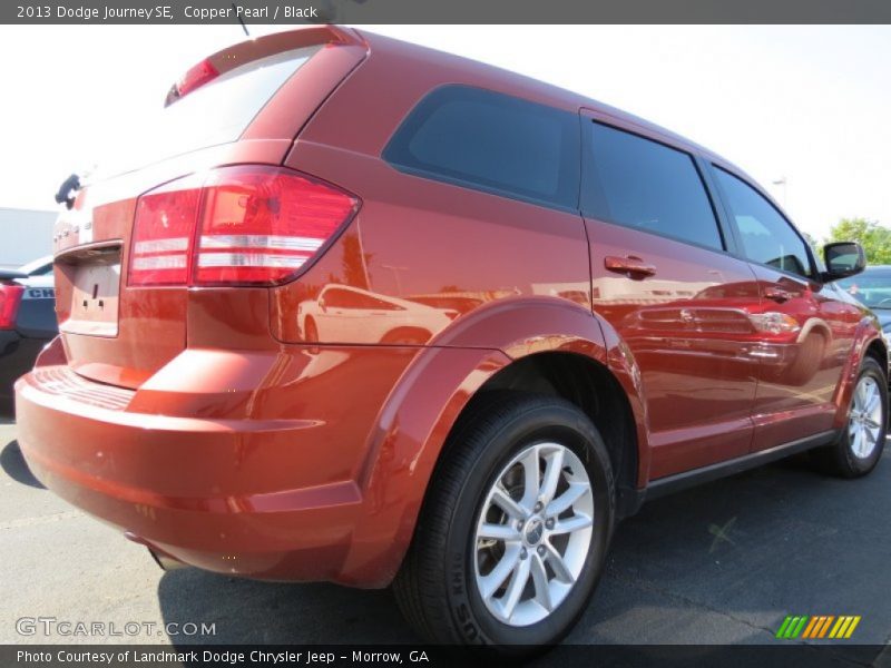 Copper Pearl / Black 2013 Dodge Journey SE