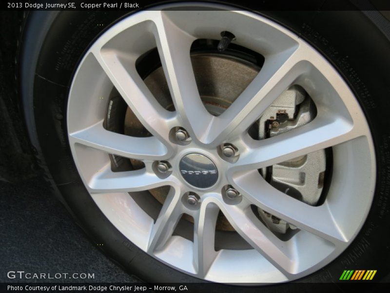 Copper Pearl / Black 2013 Dodge Journey SE