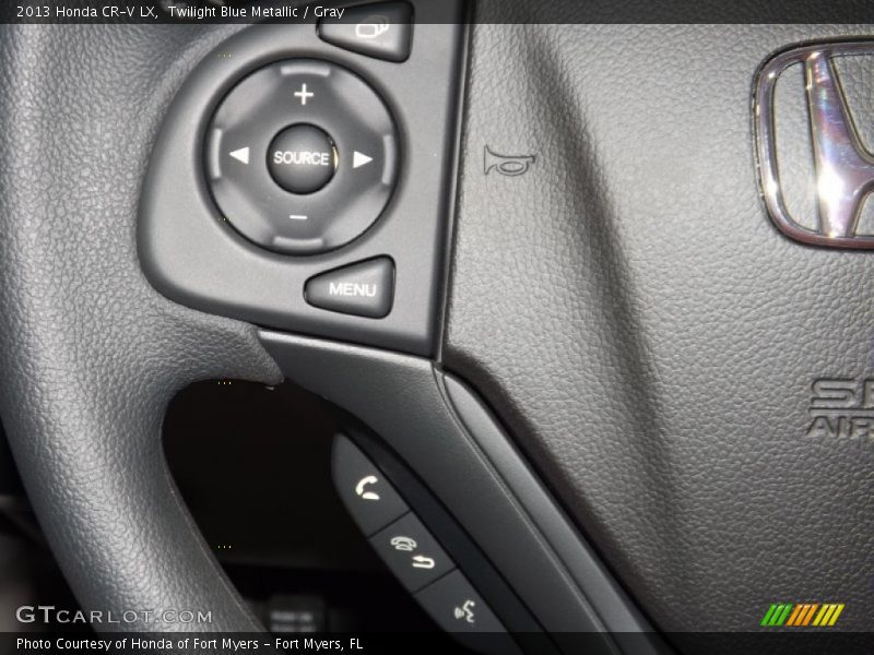 Twilight Blue Metallic / Gray 2013 Honda CR-V LX