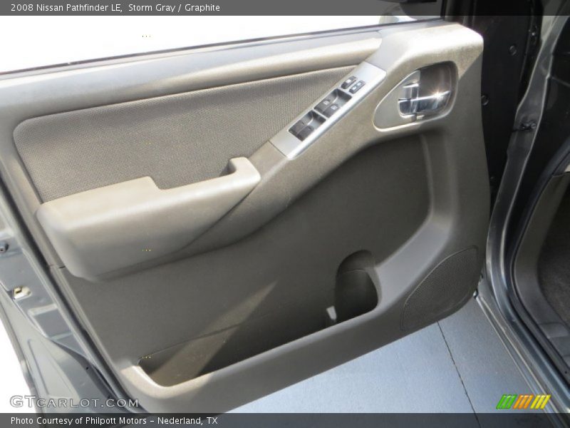 Storm Gray / Graphite 2008 Nissan Pathfinder LE