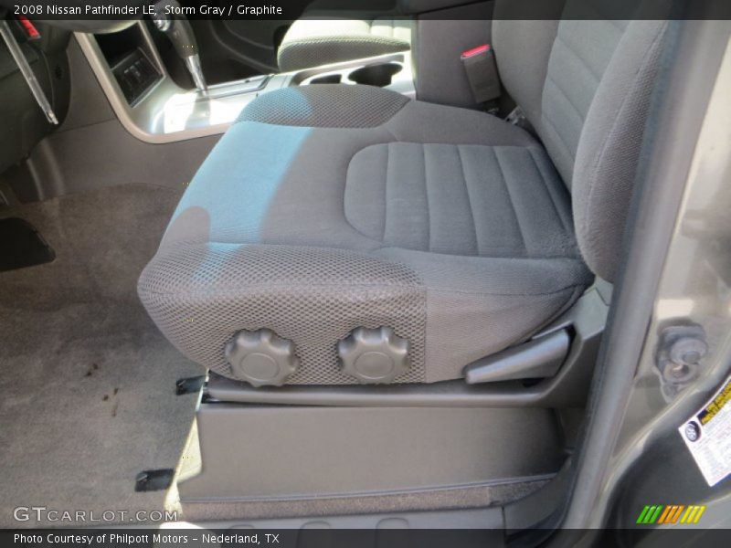 Storm Gray / Graphite 2008 Nissan Pathfinder LE