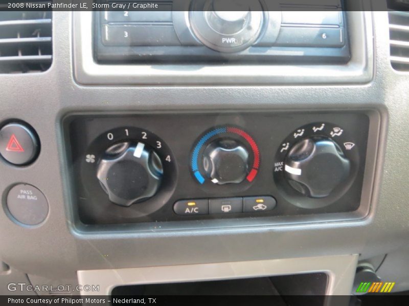 Storm Gray / Graphite 2008 Nissan Pathfinder LE