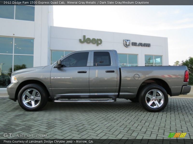  2012 Ram 1500 Express Quad Cab Mineral Gray Metallic