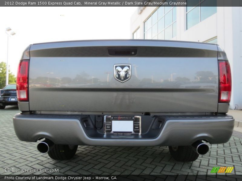 Mineral Gray Metallic / Dark Slate Gray/Medium Graystone 2012 Dodge Ram 1500 Express Quad Cab
