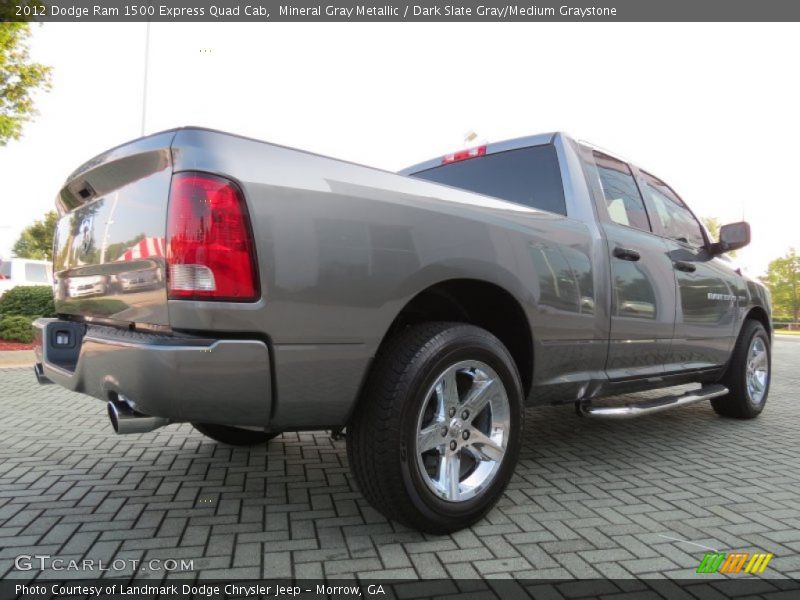 Mineral Gray Metallic / Dark Slate Gray/Medium Graystone 2012 Dodge Ram 1500 Express Quad Cab