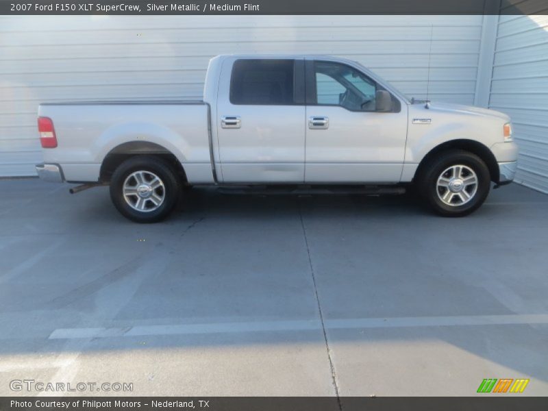Silver Metallic / Medium Flint 2007 Ford F150 XLT SuperCrew
